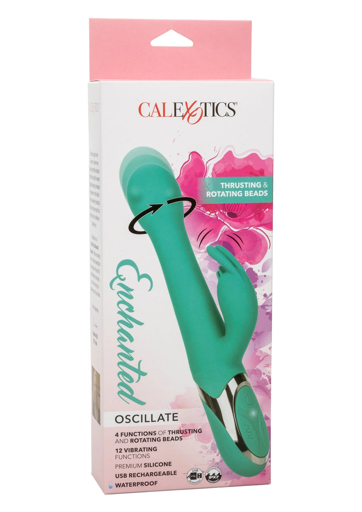 Bestel: Enchanted Oscillate Thrusting, Rotating double vibrator by CalExotics - bij Happytoys: de erotische sex webshop | liever Happy dan Easy ⭐⭐⭐⭐⭐