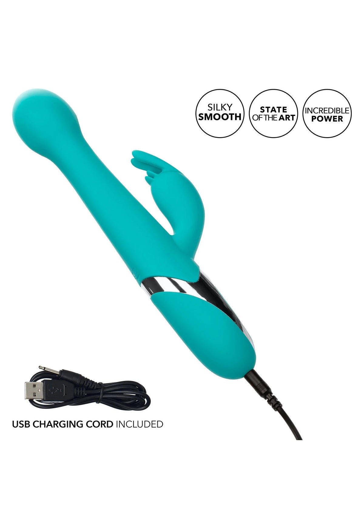 Bestel: Enchanted Oscillate Thrusting, Rotating double vibrator by CalExotics - bij Happytoys: de erotische sex webshop | liever Happy dan Easy ⭐⭐⭐⭐⭐