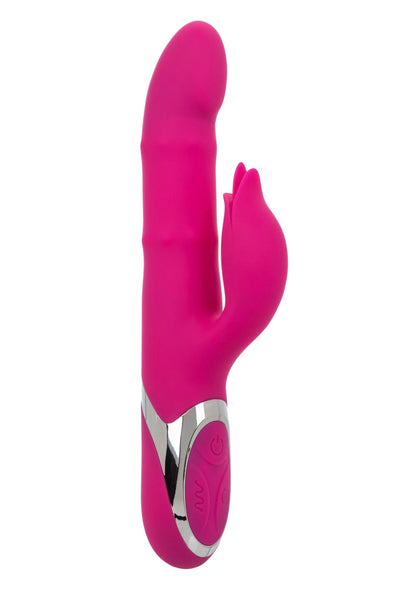 Bestel: Enchanted Embrace Double Thrusting Vibrator by CalExotics - bij Happytoys: de erotische sex webshop | liever Happy dan Easy ⭐⭐⭐⭐⭐ - Default Title - 14094 - PINK