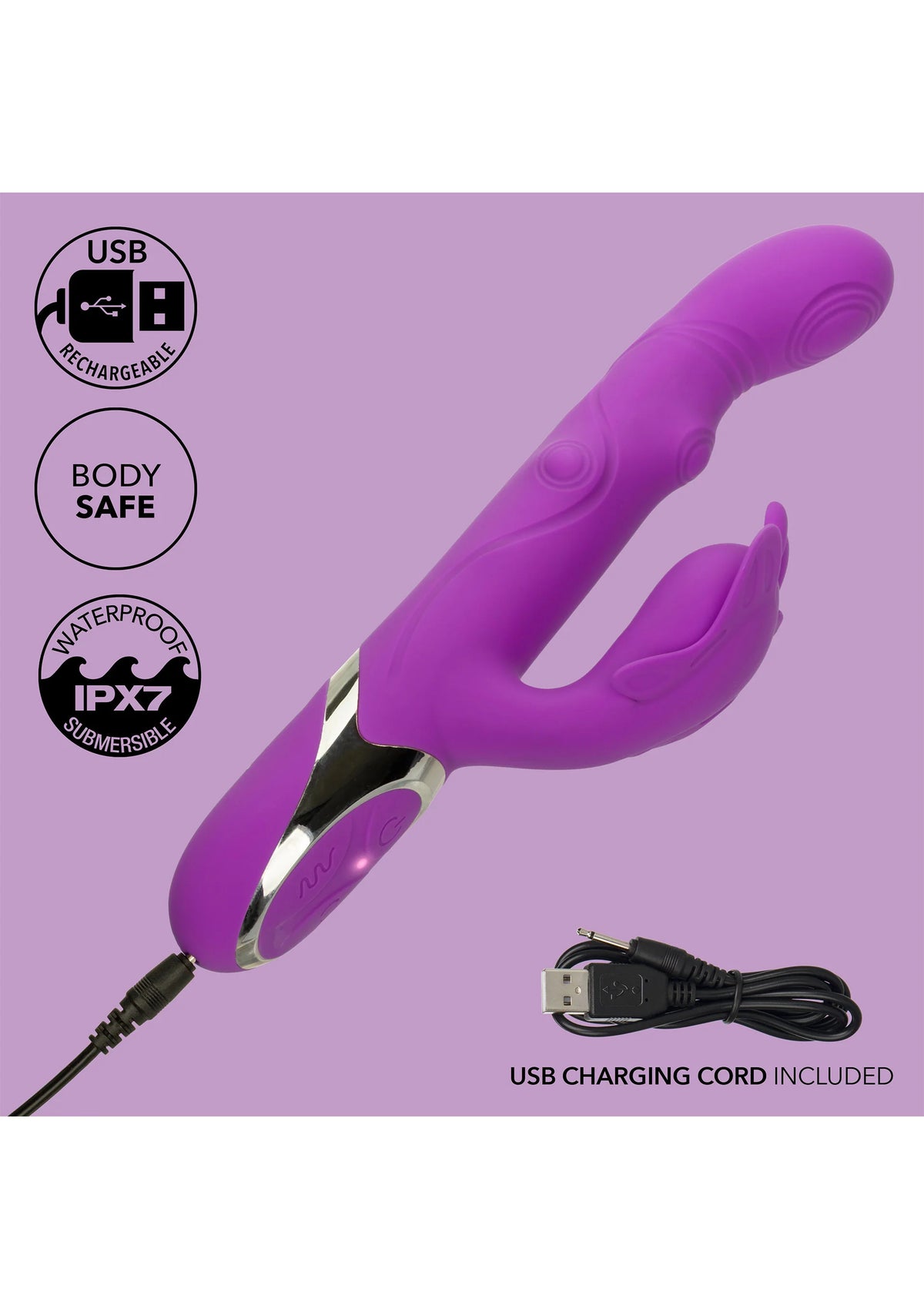 Bestel: Throbbing Butterfly vibrator by CalExotics Enchanted - bij Happytoys: de erotische sex webshop | liever Happy dan Easy ⭐⭐⭐⭐⭐