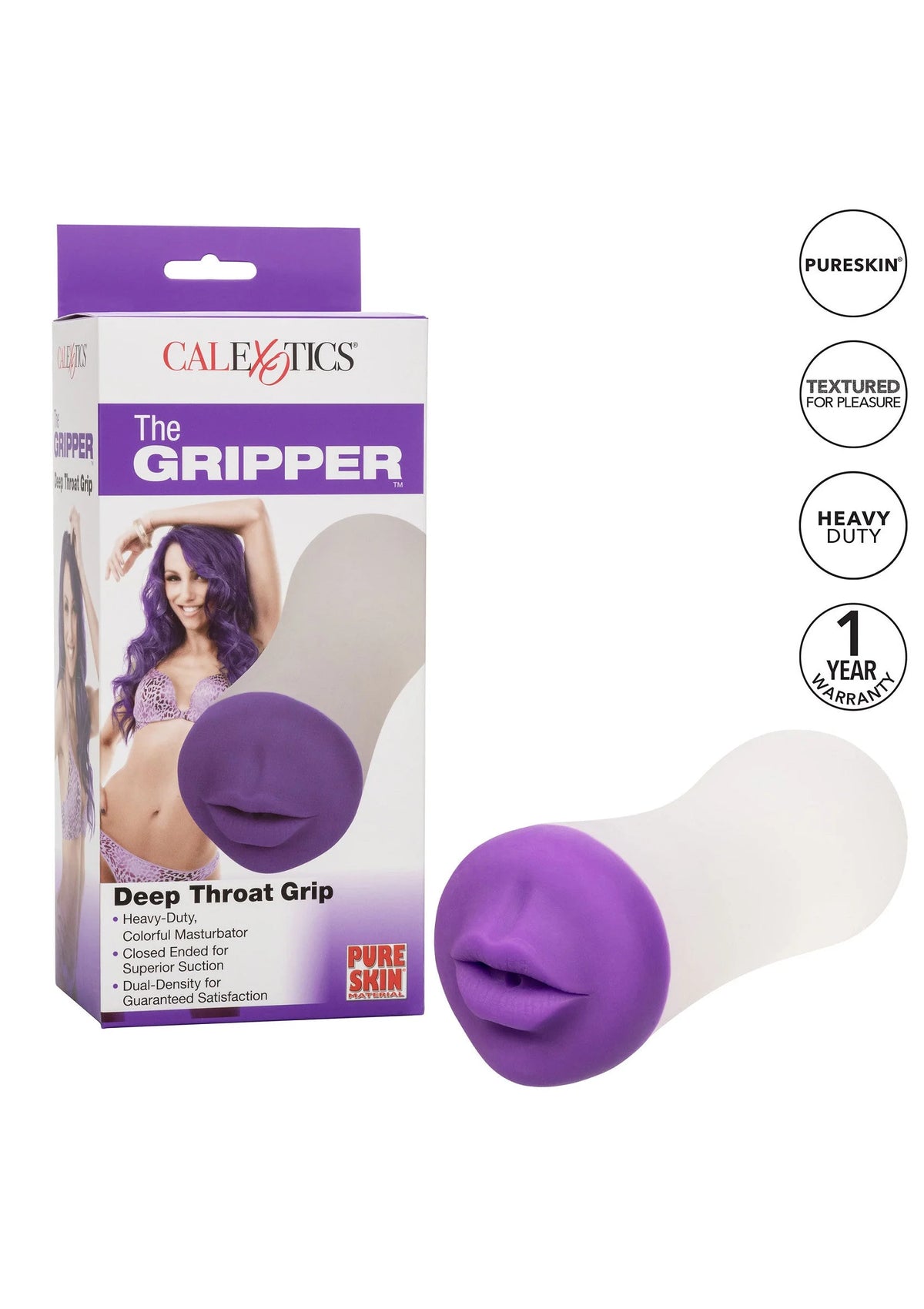 Bestel: Deep Throat Grip by CalExotics The Gripper - bij Happytoys: de erotische sex webshop | liever Happy dan Easy ⭐⭐⭐⭐⭐