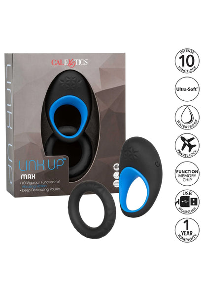 Bestel: Link Up Max cockring by CalExotics - bij Happytoys: de erotische sex webshop | liever Happy dan Easy ⭐⭐⭐⭐⭐