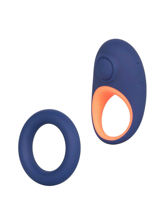 Bestel: Link Up Verge vibrator Cockring by CalExotics - bij Happytoys: de erotische sex webshop | liever Happy dan Easy ⭐⭐⭐⭐⭐ - Default Title - 14162 - BLUE