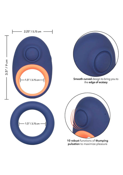 Bestel: Link Up Verge vibrator Cockring by CalExotics - bij Happytoys: de erotische sex webshop | liever Happy dan Easy ⭐⭐⭐⭐⭐