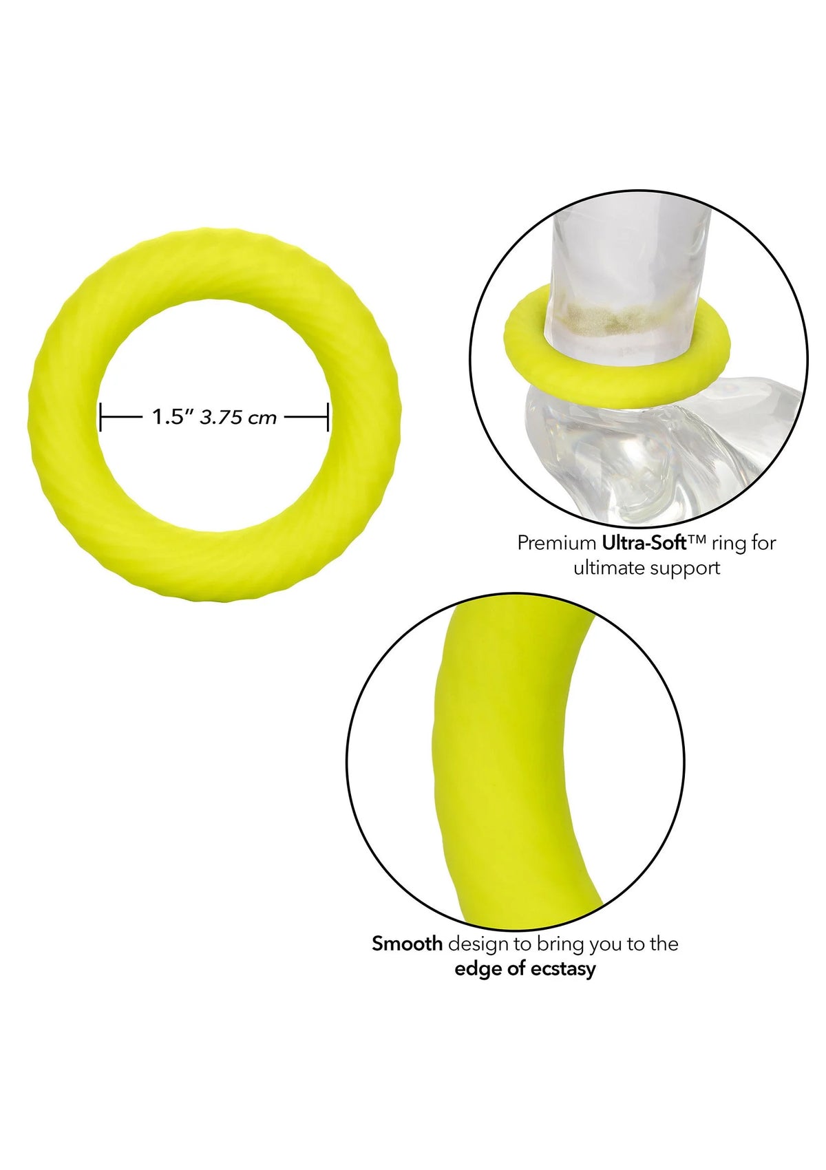 Bestel: Link Up Ultra - Soft Edge by CalExotics - bij Happytoys: de erotische sex webshop | liever Happy dan Easy ⭐⭐⭐⭐⭐