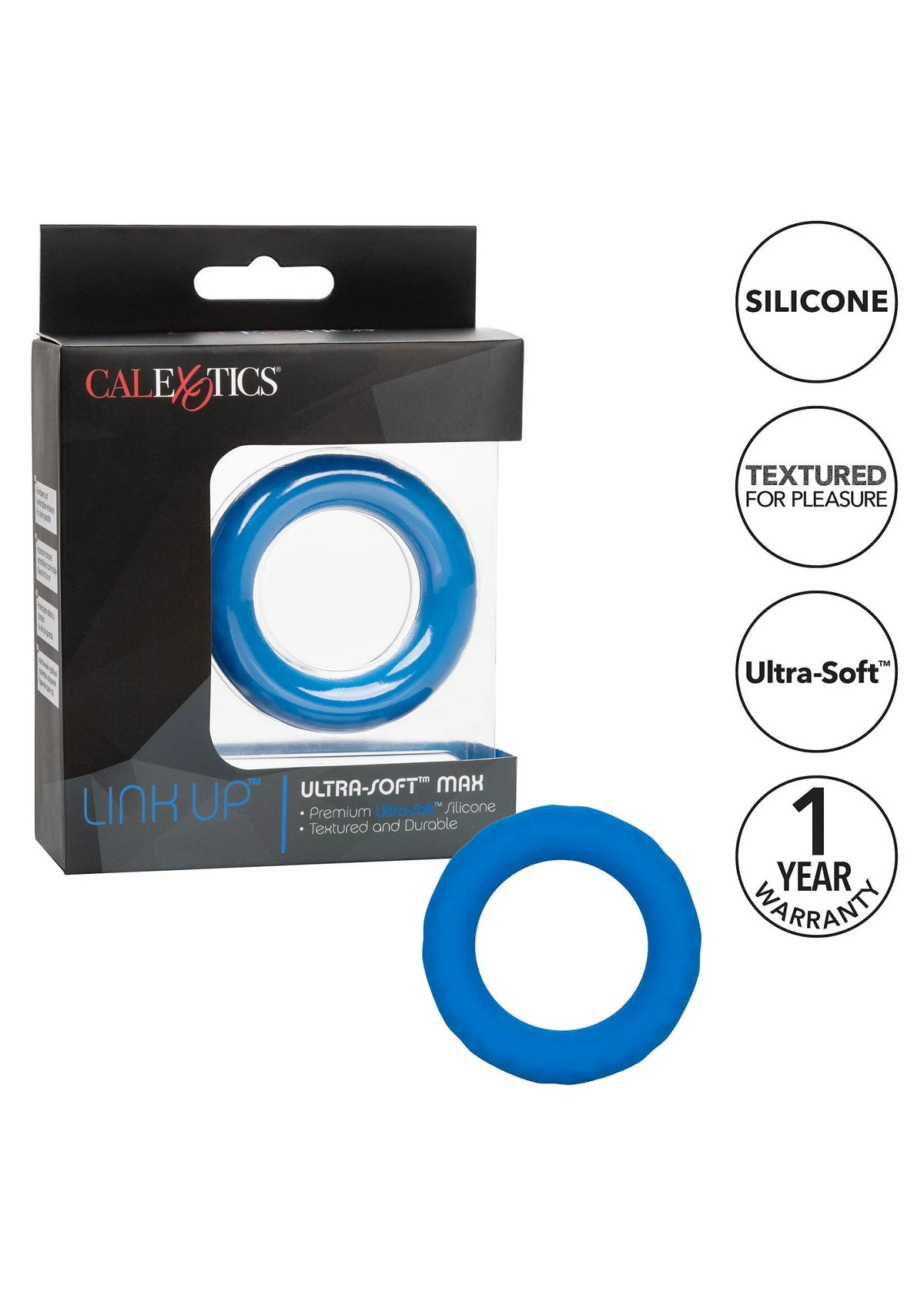 Bestel: Link Up Ultra - Soft Max Cockring by CalExotics - bij Happytoys: de erotische sex webshop | liever Happy dan Easy ⭐⭐⭐⭐⭐