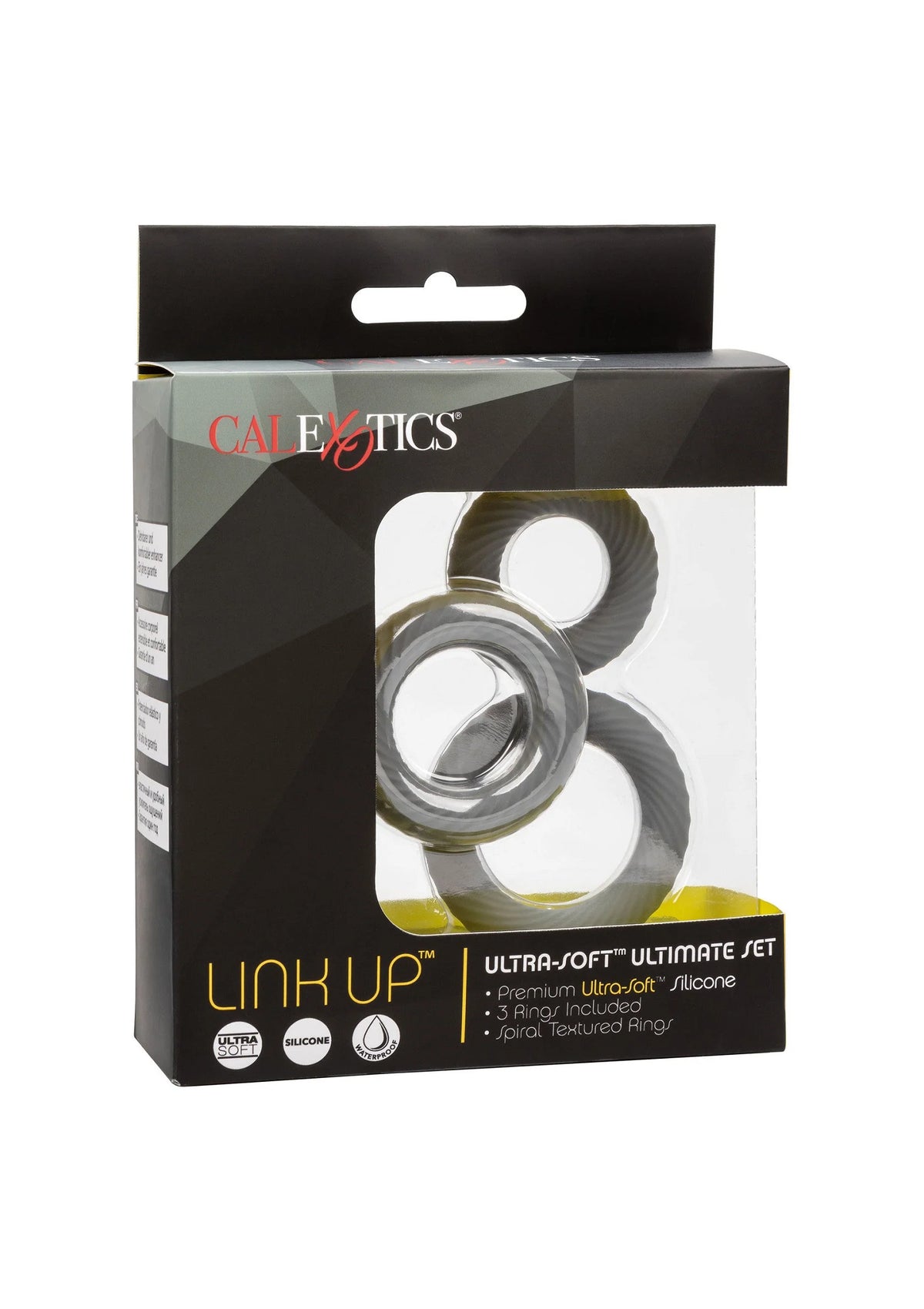 Bestel: Link Up Ultra - Soft Ultimate Set Cockring by CalExotics - bij Happytoys: de erotische sex webshop | liever Happy dan Easy ⭐⭐⭐⭐⭐