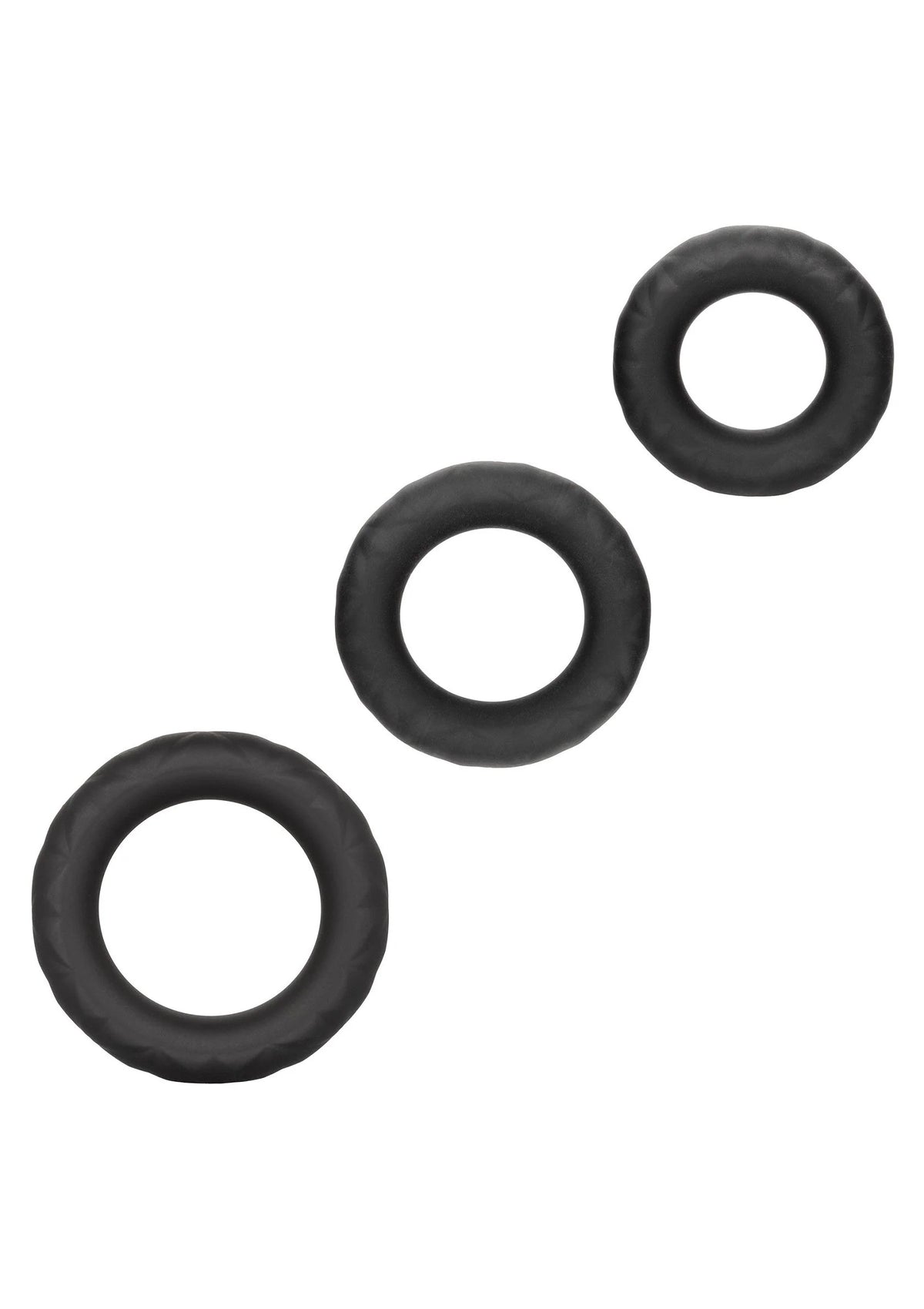 Bestel: Link Up Ultra - Soft Supreme Set cockring by CalExotics - bij Happytoys: de erotische sex webshop | liever Happy dan Easy ⭐⭐⭐⭐⭐ - Default Title - 14172 - BLACK