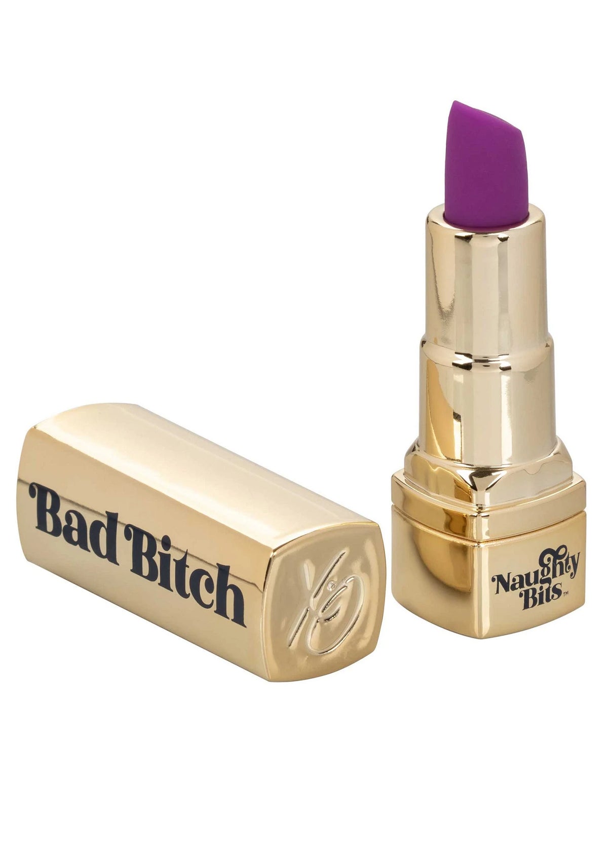 Bestel: Naughty Bits Bad Bitch Lipstick Vibrator by CalExotics - bij Happytoys: de erotische sex webshop | liever Happy dan Easy ⭐⭐⭐⭐⭐ - Default Title - 14176 - GOLD