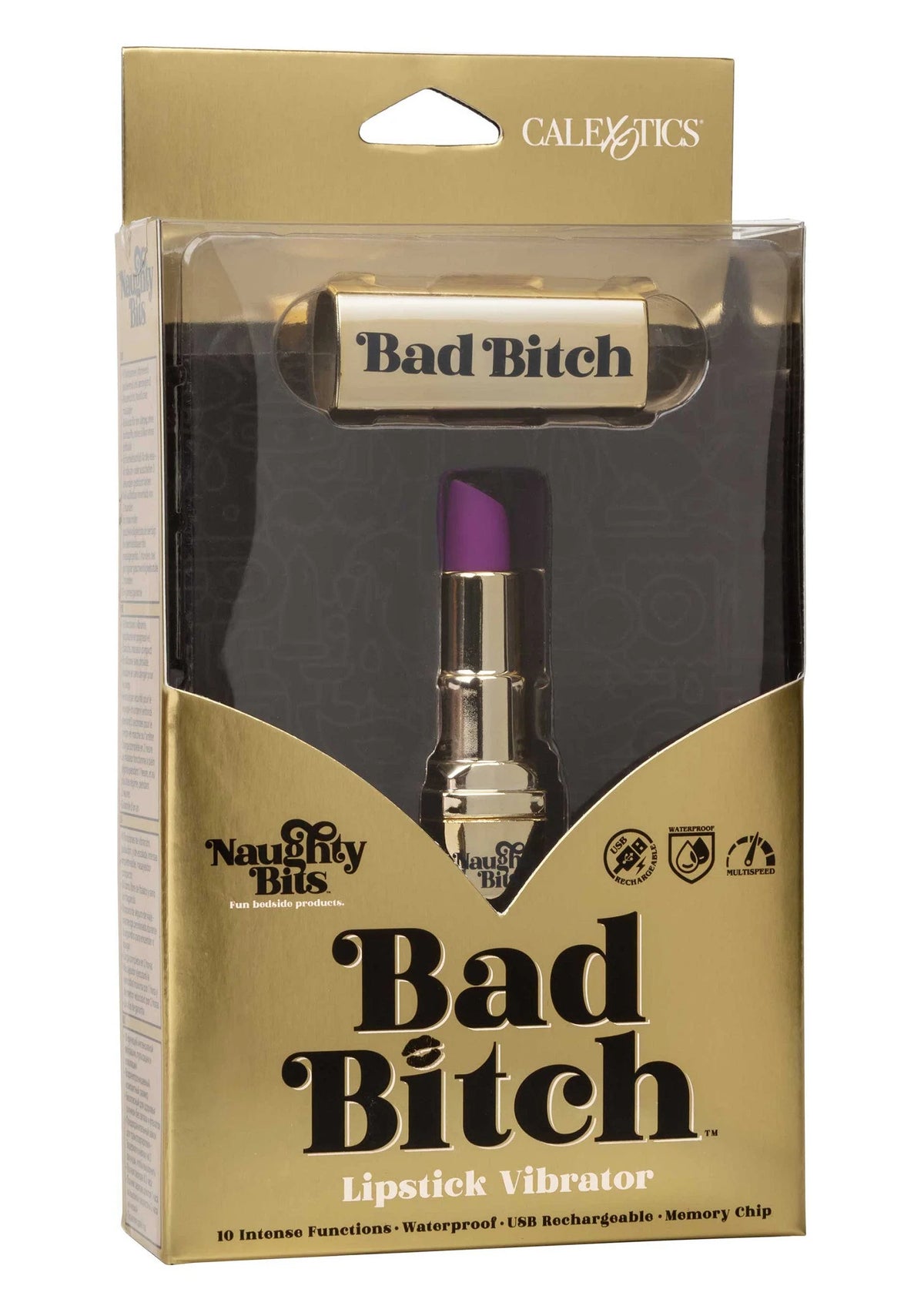 Bestel: Naughty Bits Bad Bitch Lipstick Vibrator by CalExotics - bij Happytoys: de erotische sex webshop | liever Happy dan Easy ⭐⭐⭐⭐⭐