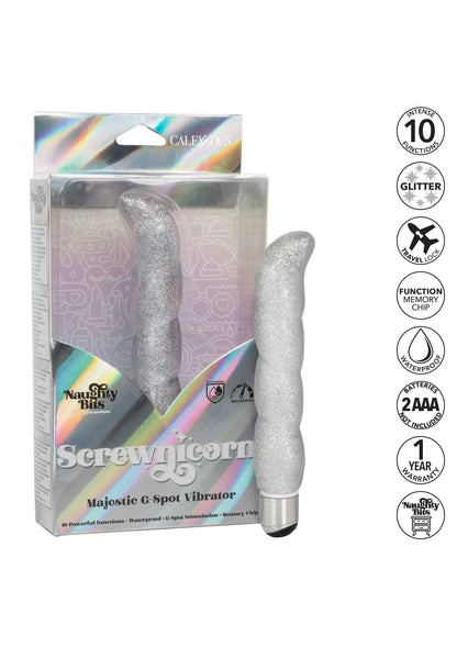 Bestel: Screwnicorn Majestic G - spot Vibrator by CalExotics Naughty Bits - bij Happytoys: de erotische sex webshop | liever Happy dan Easy ⭐⭐⭐⭐⭐