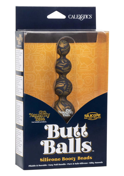 Bestel: Naughty Bits Butt Balls Silicone Booty Beads by CalExotics - bij Happytoys: de erotische sex webshop | liever Happy dan Easy ⭐⭐⭐⭐⭐