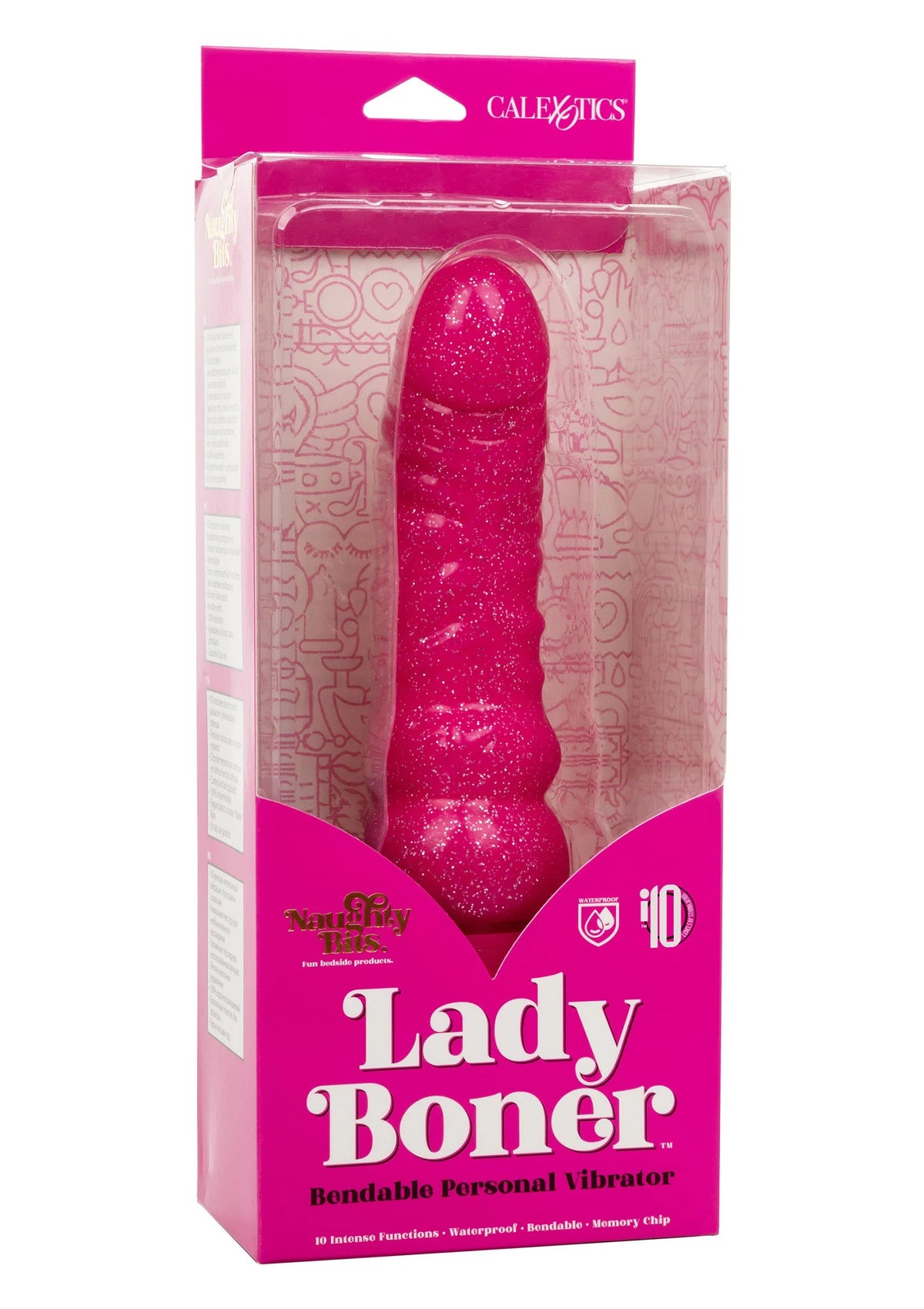 Bestel: Lady Boner Bendable Vibrator by CalExotics Naughty Bits - bij Happytoys: de erotische sex webshop | liever Happy dan Easy ⭐⭐⭐⭐⭐