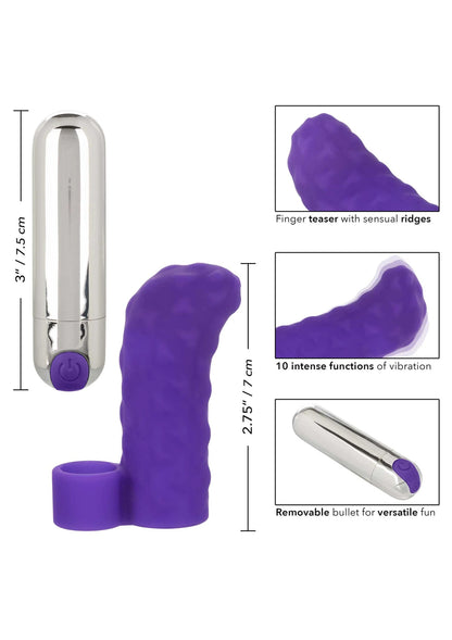 Bestel: Rechargeable Finger Teaser by CalExotics Intimate Play - bij Happytoys: de erotische sex webshop | liever Happy dan Easy ⭐⭐⭐⭐⭐