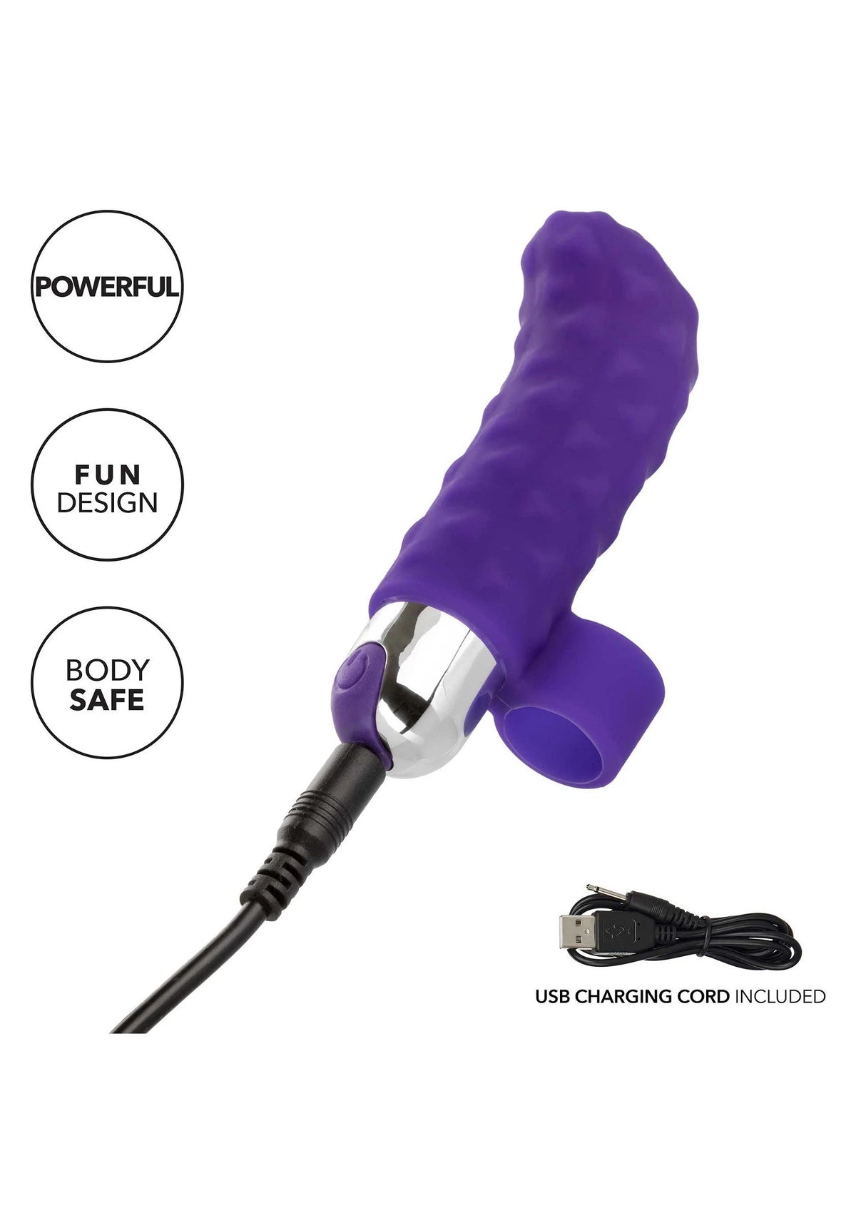 Bestel: Rechargeable Finger Teaser by CalExotics Intimate Play - bij Happytoys: de erotische sex webshop | liever Happy dan Easy ⭐⭐⭐⭐⭐