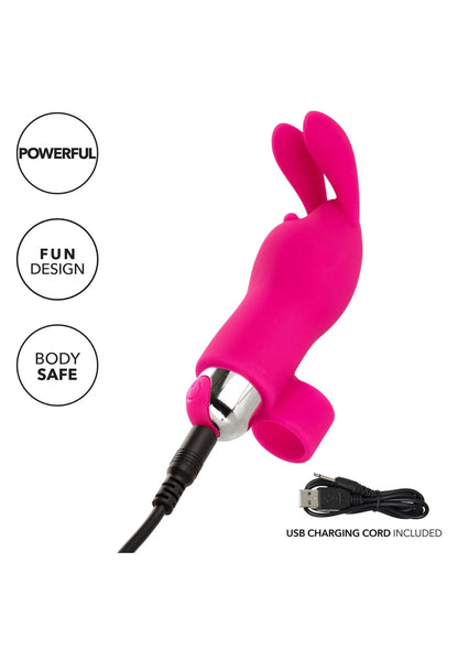 Bestel: Intimate Play Rechargeable Finger Bunny vibrator by CalExotics - bij Happytoys: de erotische sex webshop | liever Happy dan Easy ⭐⭐⭐⭐⭐