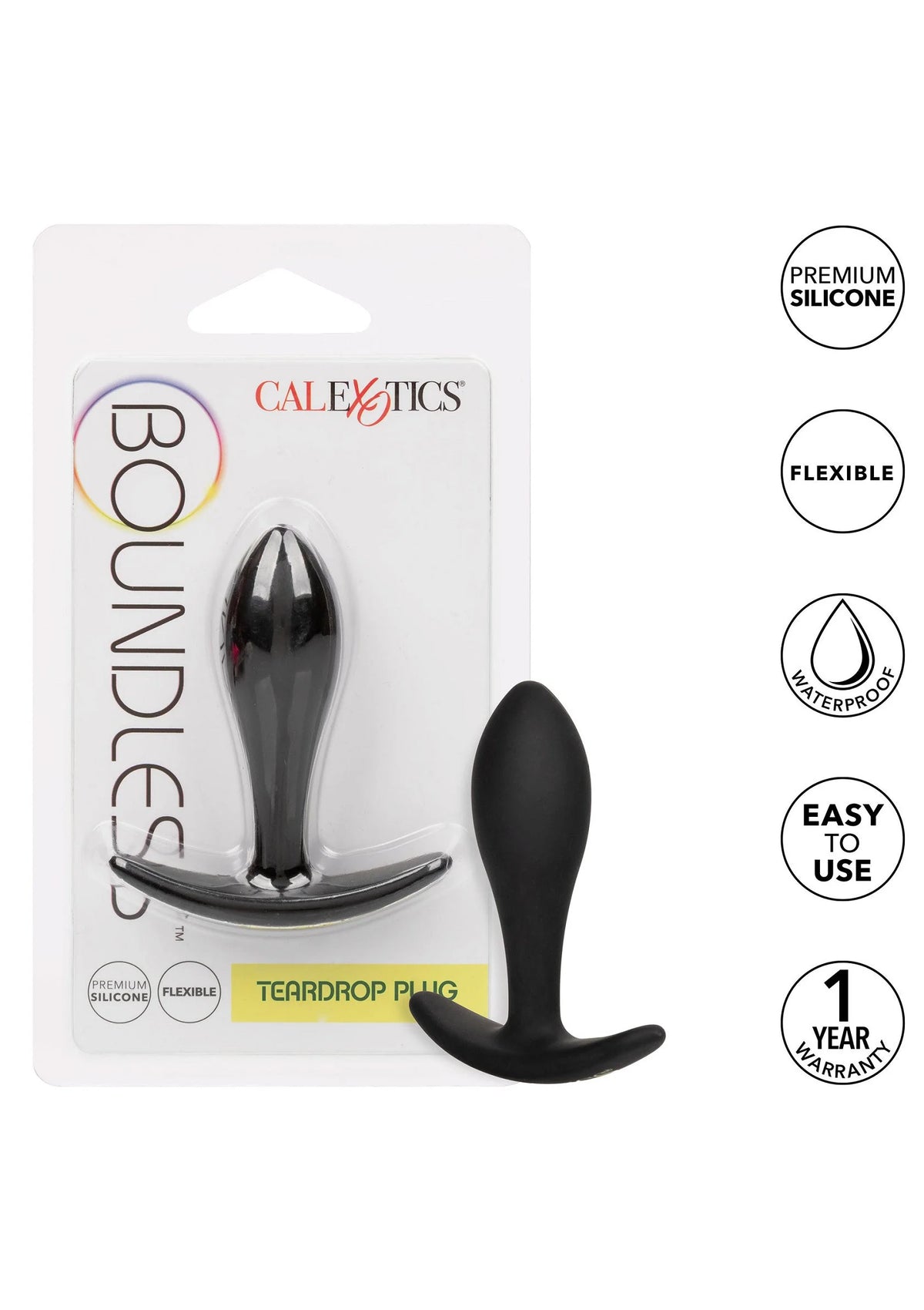 Bestel: Boundless Teardrop Plug by CalExotics - bij Happytoys: de erotische sex webshop | liever Happy dan Easy ⭐⭐⭐⭐⭐