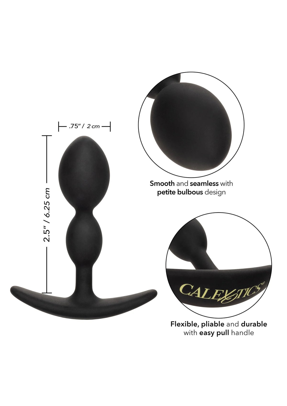 Bestel: Boundless 2X Teardrop Plug by CalExotics - bij Happytoys: de erotische sex webshop | liever Happy dan Easy ⭐⭐⭐⭐⭐