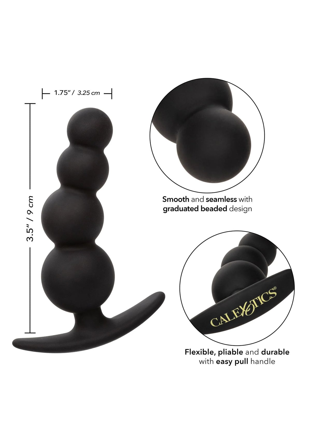 Bestel: Boundless Beaded Plug by CalExotics - bij Happytoys: de erotische sex webshop | liever Happy dan Easy ⭐⭐⭐⭐⭐