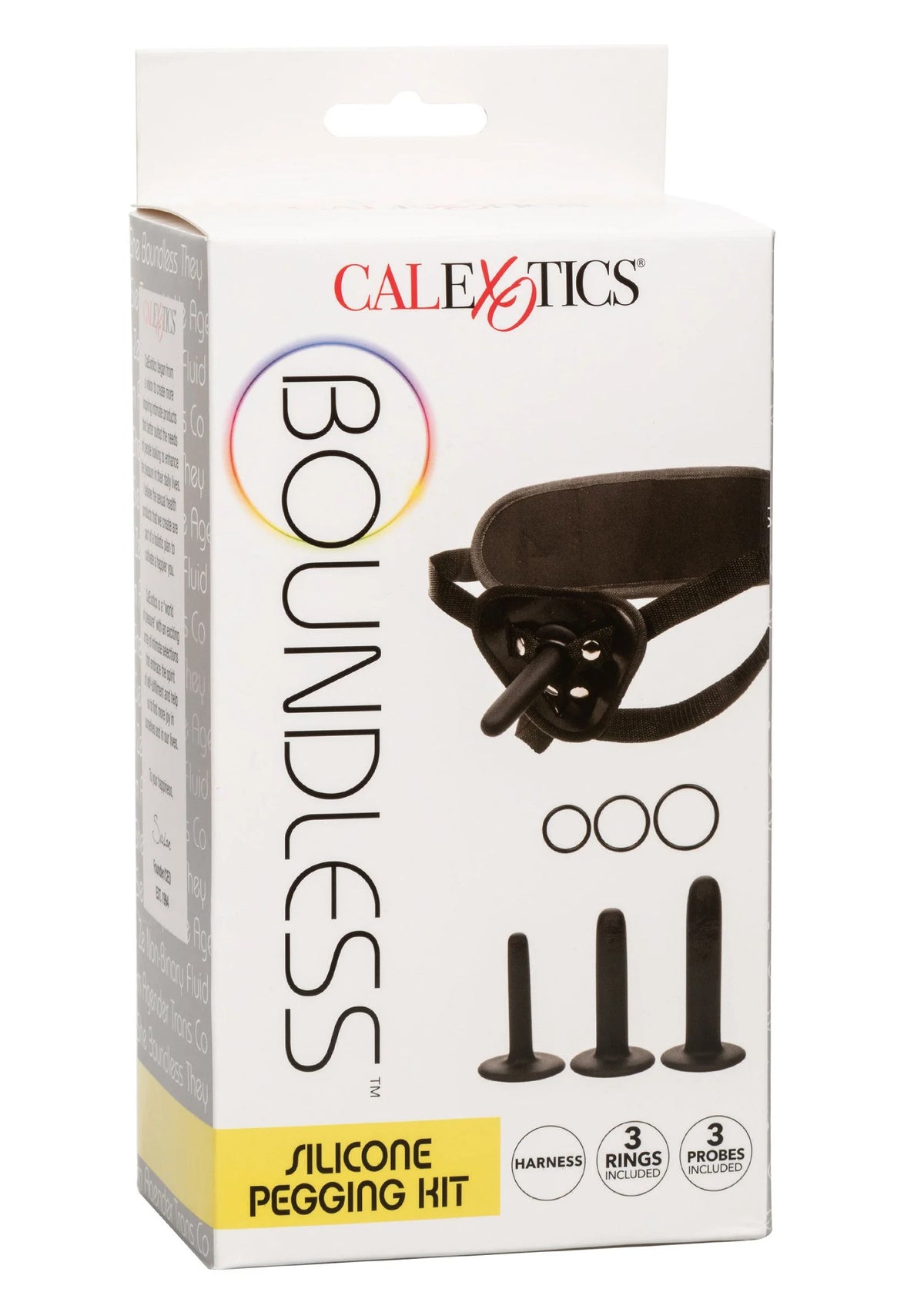 Bestel: Boundless Silicone Pegging Kit by CalExotics - bij Happytoys: de erotische sex webshop | liever Happy dan Easy ⭐⭐⭐⭐⭐
