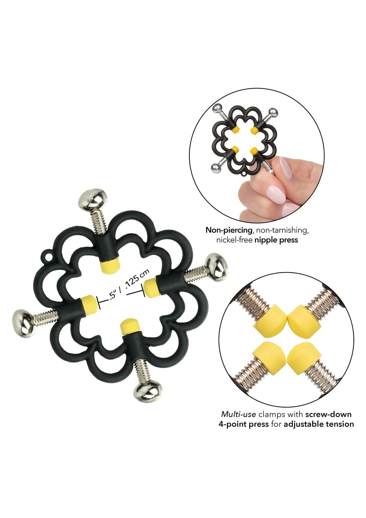 Bestel: Boundless Nipple Grips by CalExotics - bij Happytoys: de erotische sex webshop | liever Happy dan Easy ⭐⭐⭐⭐⭐