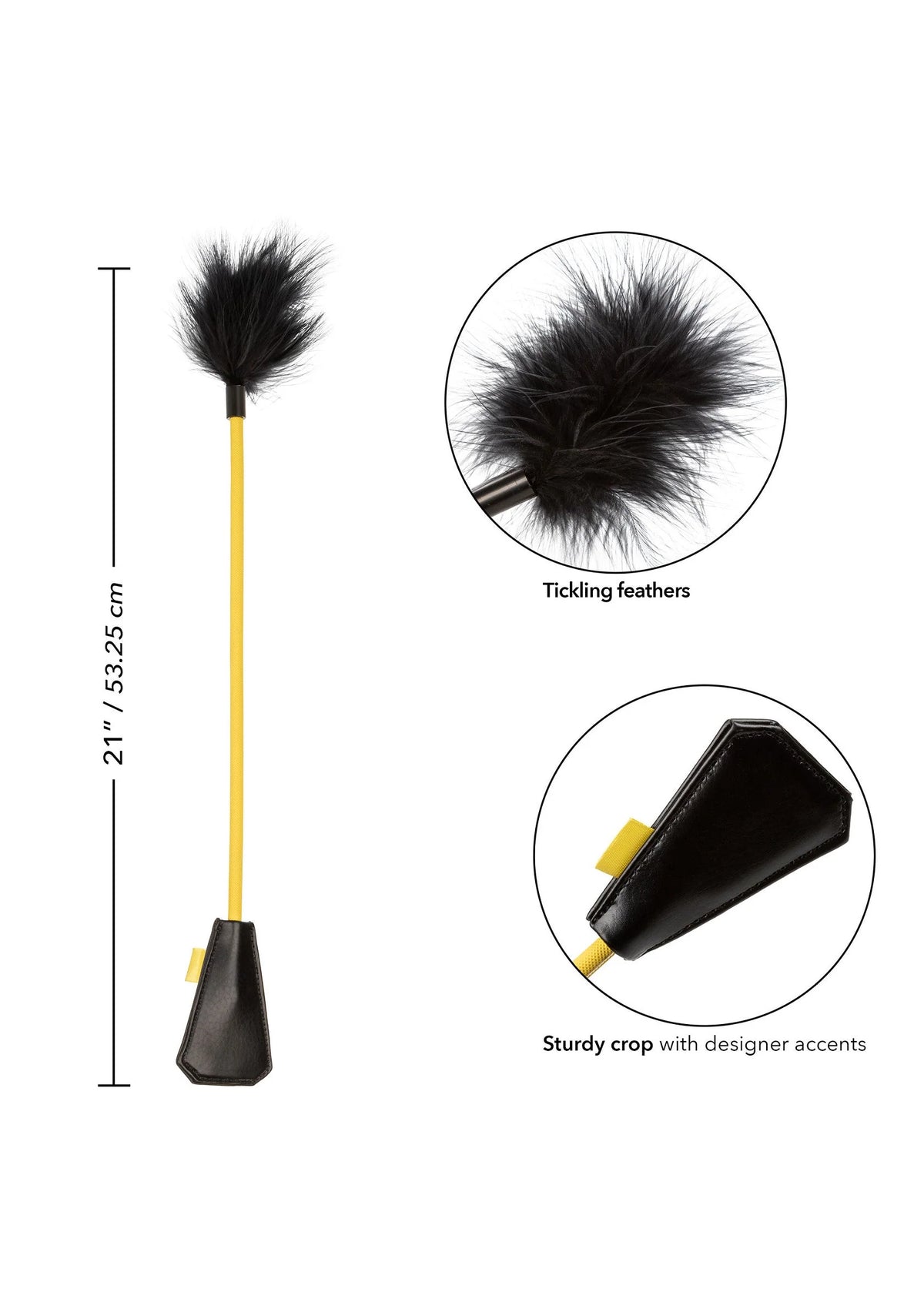 Bestel: Boundless Feather Crop by CalExotics - bij Happytoys: de erotische sex webshop | liever Happy dan Easy ⭐⭐⭐⭐⭐