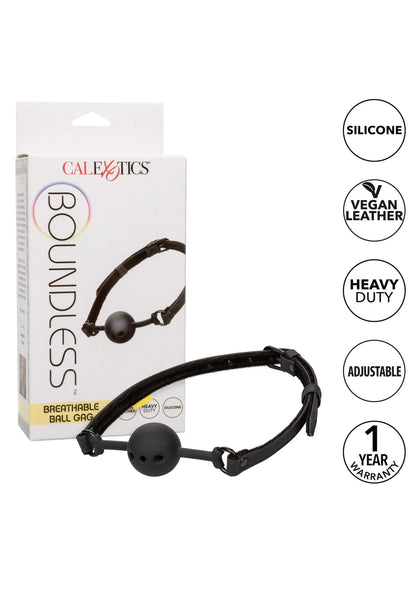 Bestel: Boundless Breathable Ball Gag CalExotics - bij Happytoys: de erotische sex webshop | liever Happy dan Easy ⭐⭐⭐⭐⭐