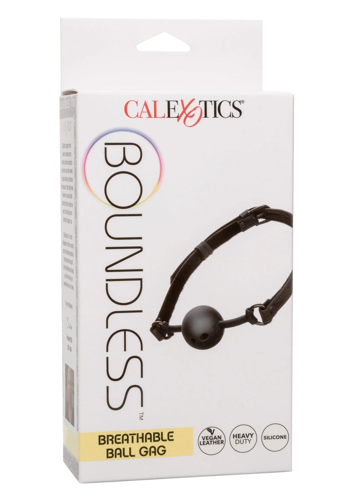 Bestel: Boundless Breathable Ball Gag CalExotics - bij Happytoys: de erotische sex webshop | liever Happy dan Easy ⭐⭐⭐⭐⭐
