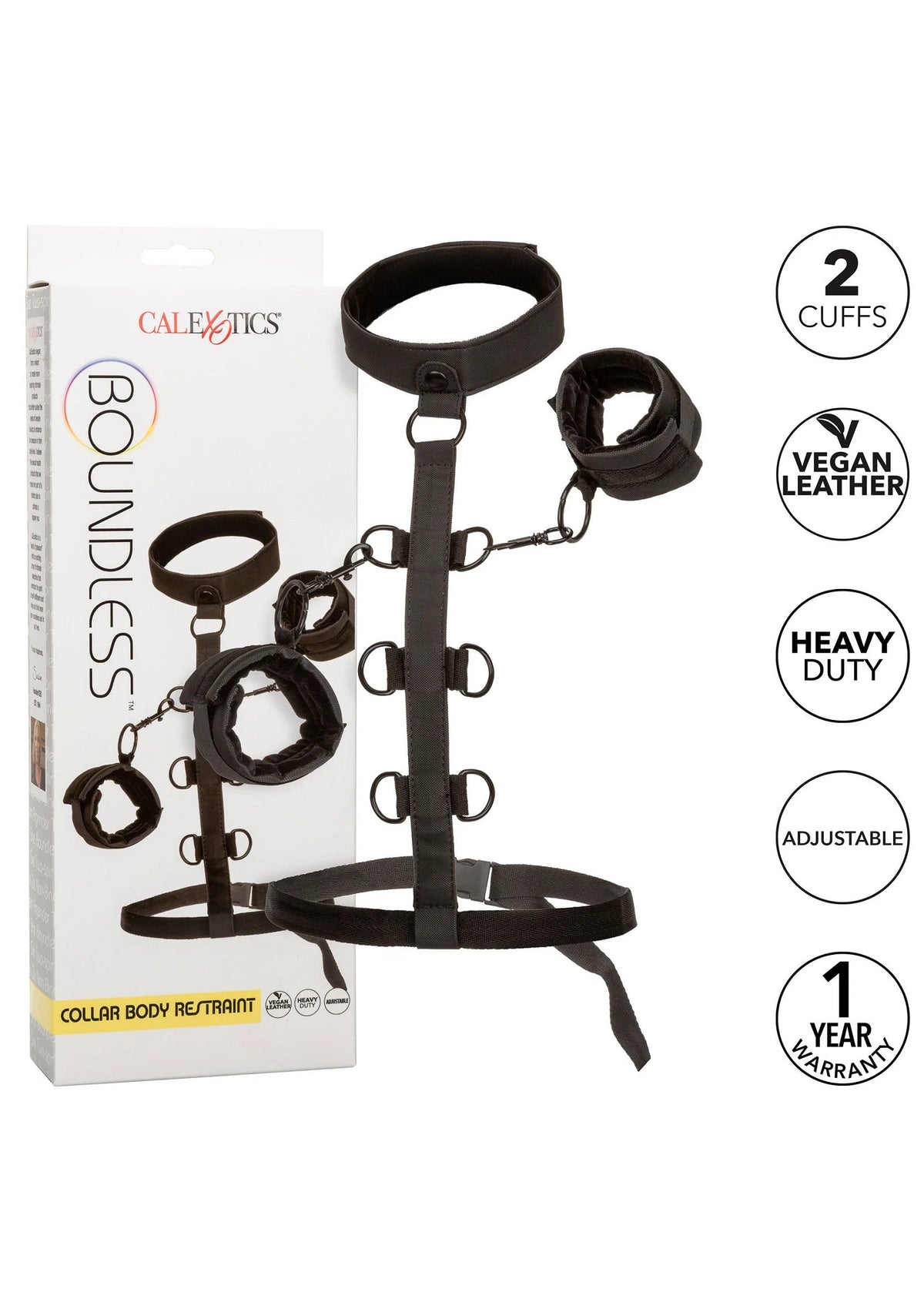 Bestel: Boundless Collar Body Restraint by CalExotics - bij Happytoys: de erotische sex webshop | liever Happy dan Easy ⭐⭐⭐⭐⭐