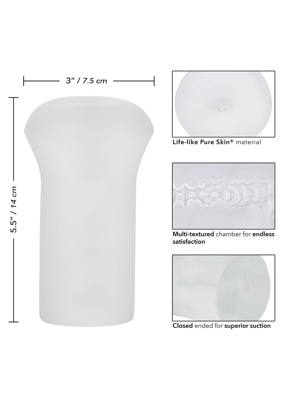 Bestel: Boundless Stroker by CalExotics - bij Happytoys: de erotische sex webshop | liever Happy dan Easy ⭐⭐⭐⭐⭐