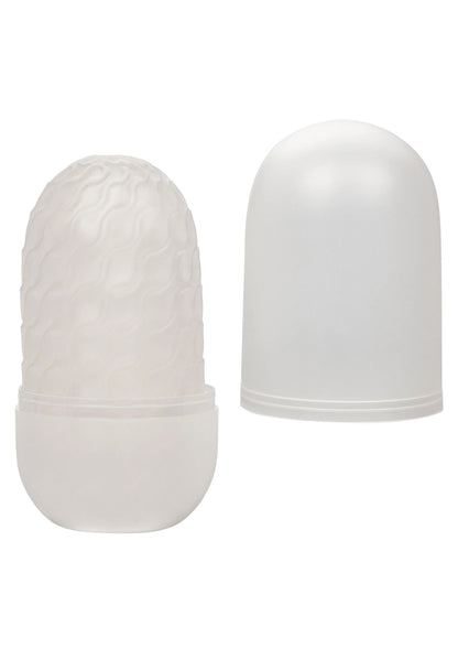 Bestel: Boundless Reversible Ribbed Stroker by CalExotics - bij Happytoys: de erotische sex webshop | liever Happy dan Easy ⭐⭐⭐⭐⭐