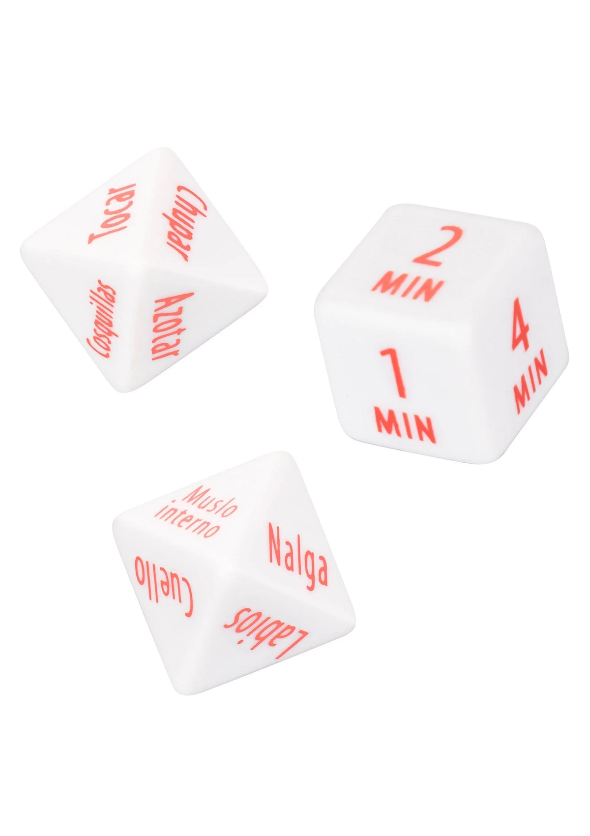 Bestel: Tempt & Tease Dados dice (ESP) by CalExotics - bij Happytoys: de erotische sex webshop | liever Happy dan Easy ⭐⭐⭐⭐⭐ - Default Title - 14264 - WHITE