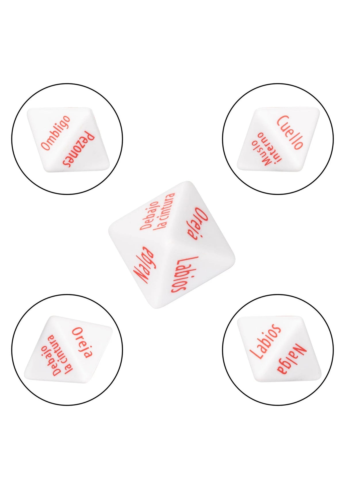 Bestel: Tempt & Tease Dados dice (ESP) by CalExotics - bij Happytoys: de erotische sex webshop | liever Happy dan Easy ⭐⭐⭐⭐⭐