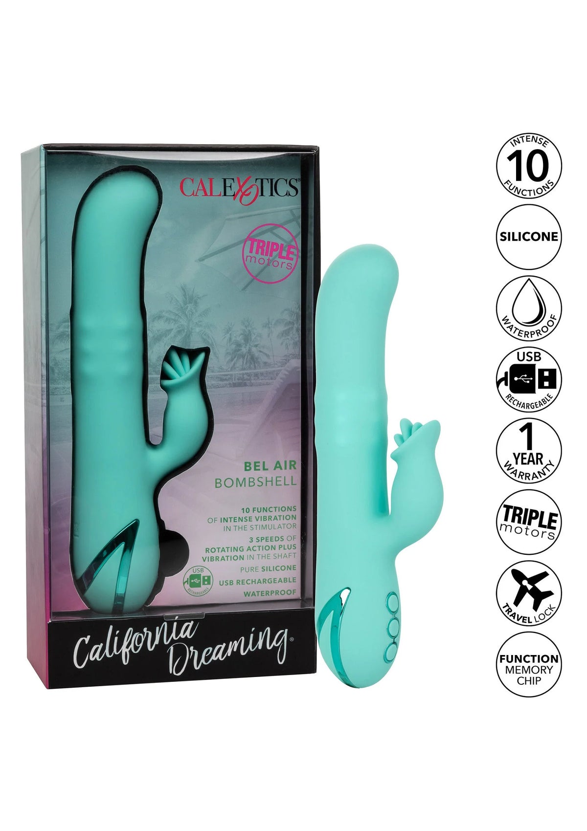 Bestel: California Dreaming Bel Air Bombshell by CalExotics - bij Happytoys: de erotische sex webshop | liever Happy dan Easy ⭐⭐⭐⭐⭐
