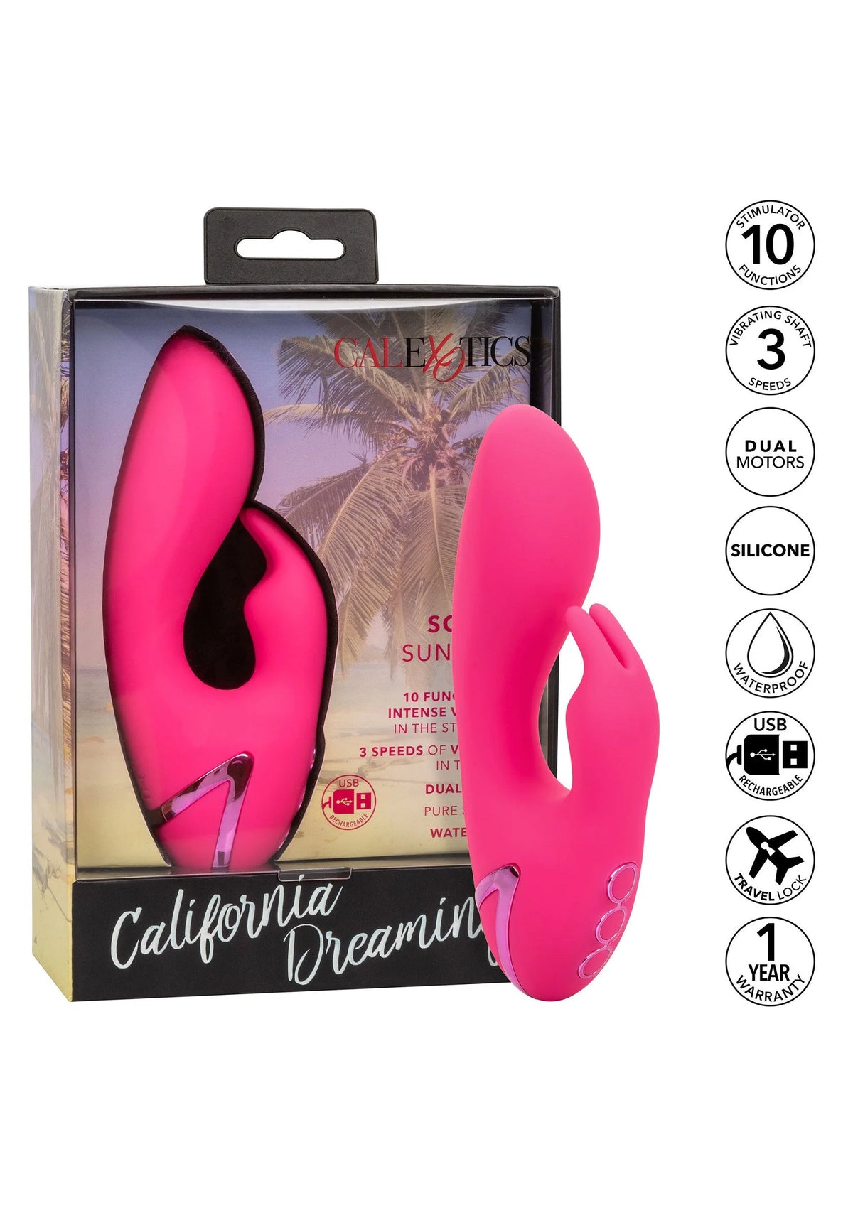 Bestel: California Dreaming So. Cal Sunshine by CalExotics - bij Happytoys: de erotische sex webshop | liever Happy dan Easy ⭐⭐⭐⭐⭐