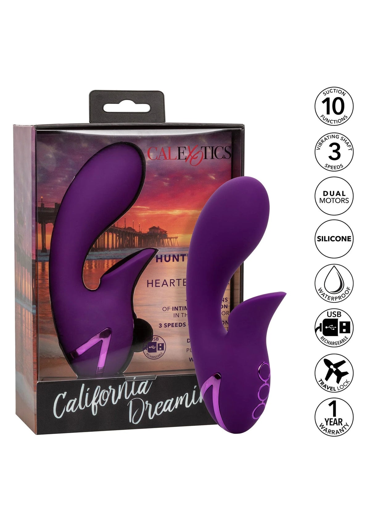 Bestel: California Dreaming Huntington Beach Heartbreaker by CalExotics - bij Happytoys: de erotische sex webshop | liever Happy dan Easy ⭐⭐⭐⭐⭐