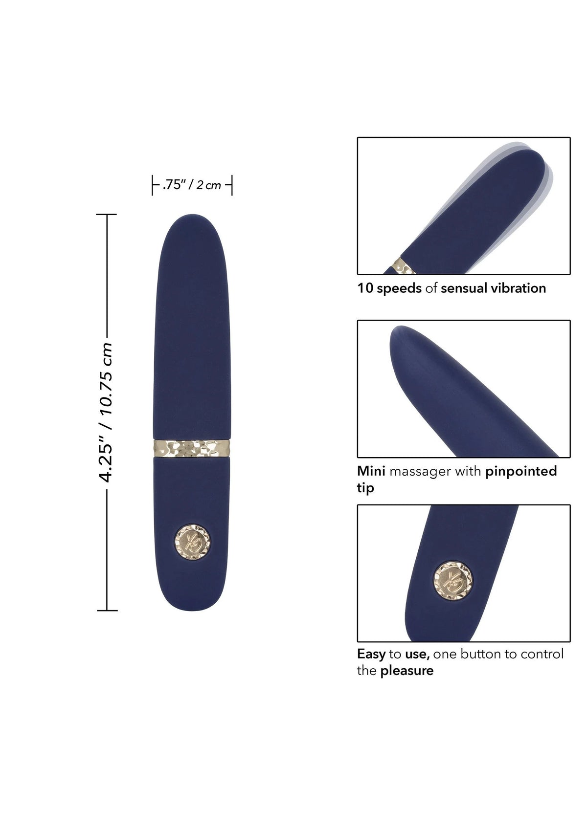 Bestel: Chic Daisy by CalExotics Chic - bij Happytoys: de erotische sex webshop | liever Happy dan Easy ⭐⭐⭐⭐⭐
