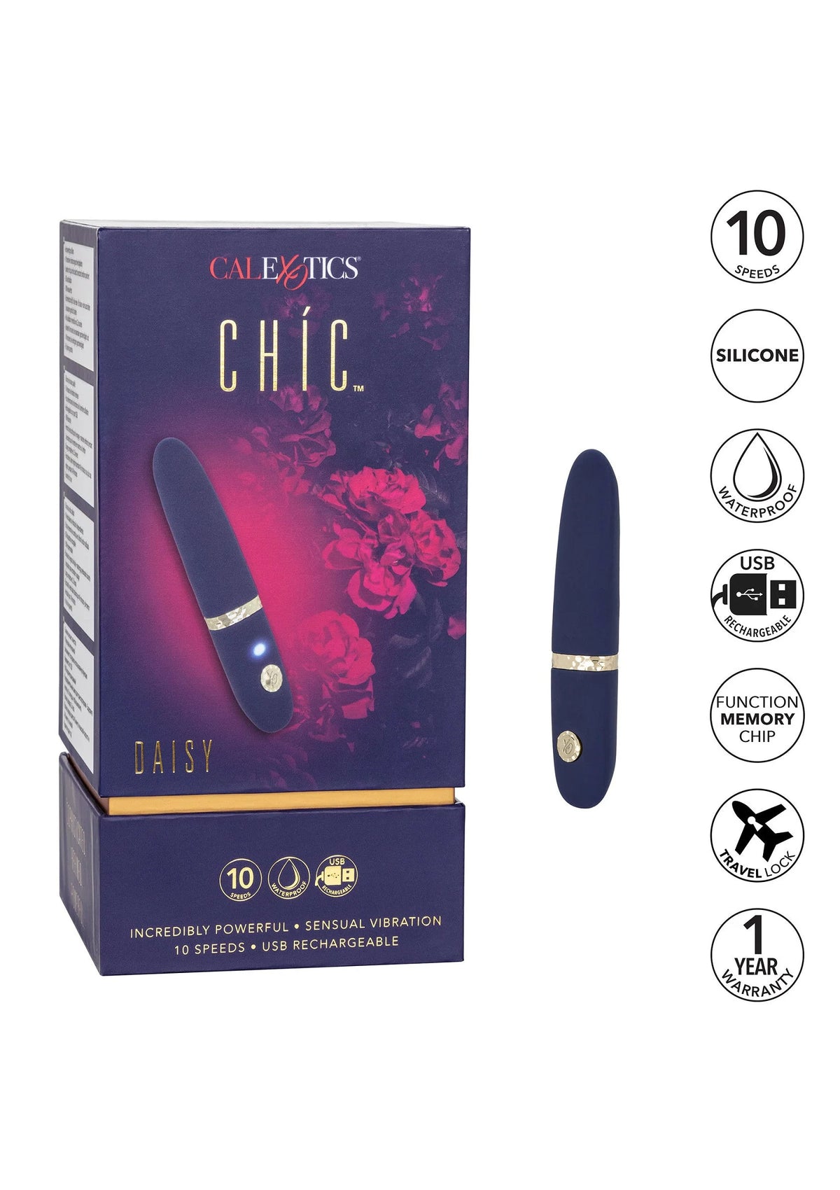 Bestel: Chic Daisy by CalExotics Chic - bij Happytoys: de erotische sex webshop | liever Happy dan Easy ⭐⭐⭐⭐⭐