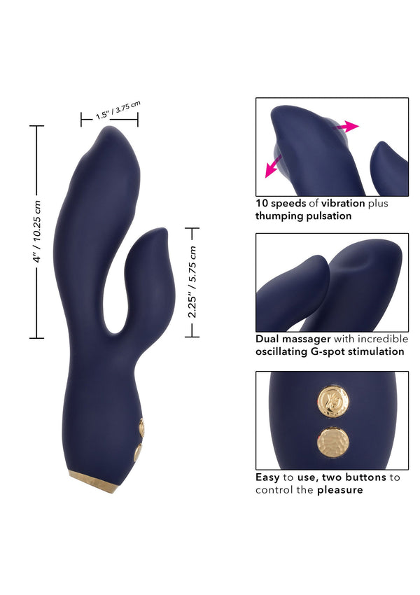 Bestel: Chic Blossom Dual Massager Vibrator by CalExotics Chic - bij Happytoys: de erotische sex webshop | liever Happy dan Easy ⭐⭐⭐⭐⭐