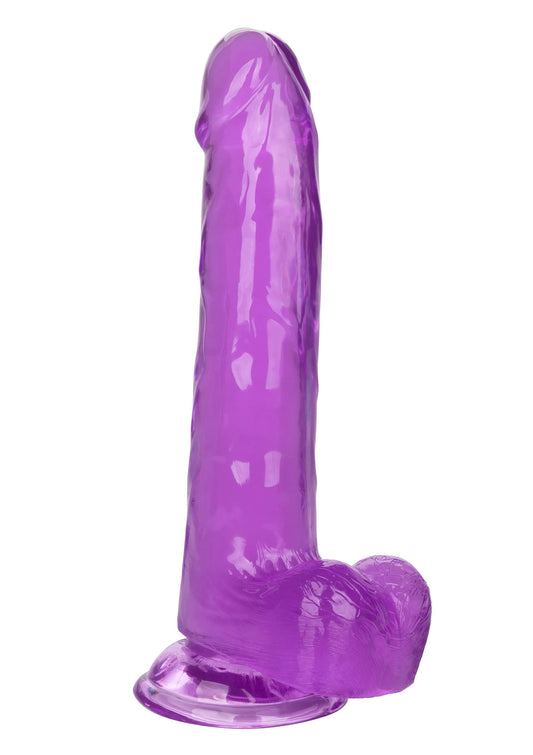 Bestel: Queen Size Dong 8 inch - bij Happytoys: de erotische sex webshop | liever Happy dan Easy ⭐⭐⭐⭐⭐ - Default Title - 14512 - PURPLE
