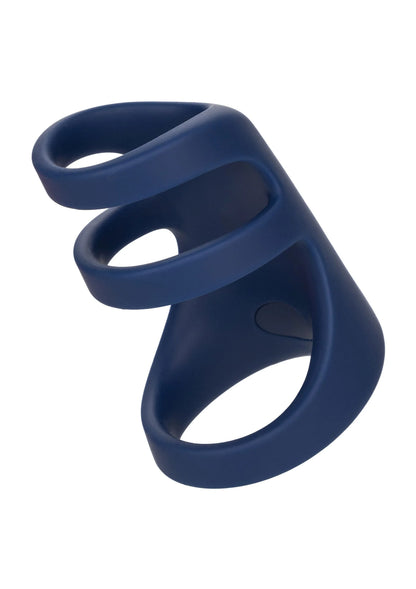 Bestel: Rechargeable Triple Cock Cage by CalExotics ViceRoy - bij Happytoys: de erotische sex webshop | liever Happy dan Easy ⭐⭐⭐⭐⭐ - Default Title - 14600 - BLUE