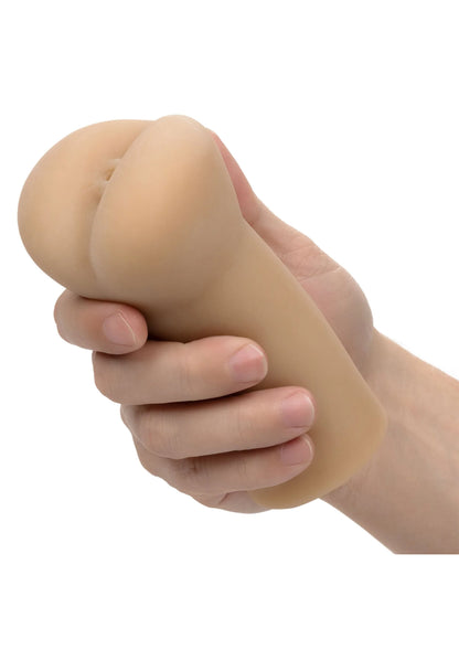 Bestel: Cheap Thrills The Leather Daddy Stroker Masturbator by CalExotics - bij Happytoys: de erotische sex webshop | liever Happy dan Easy ⭐⭐⭐⭐⭐