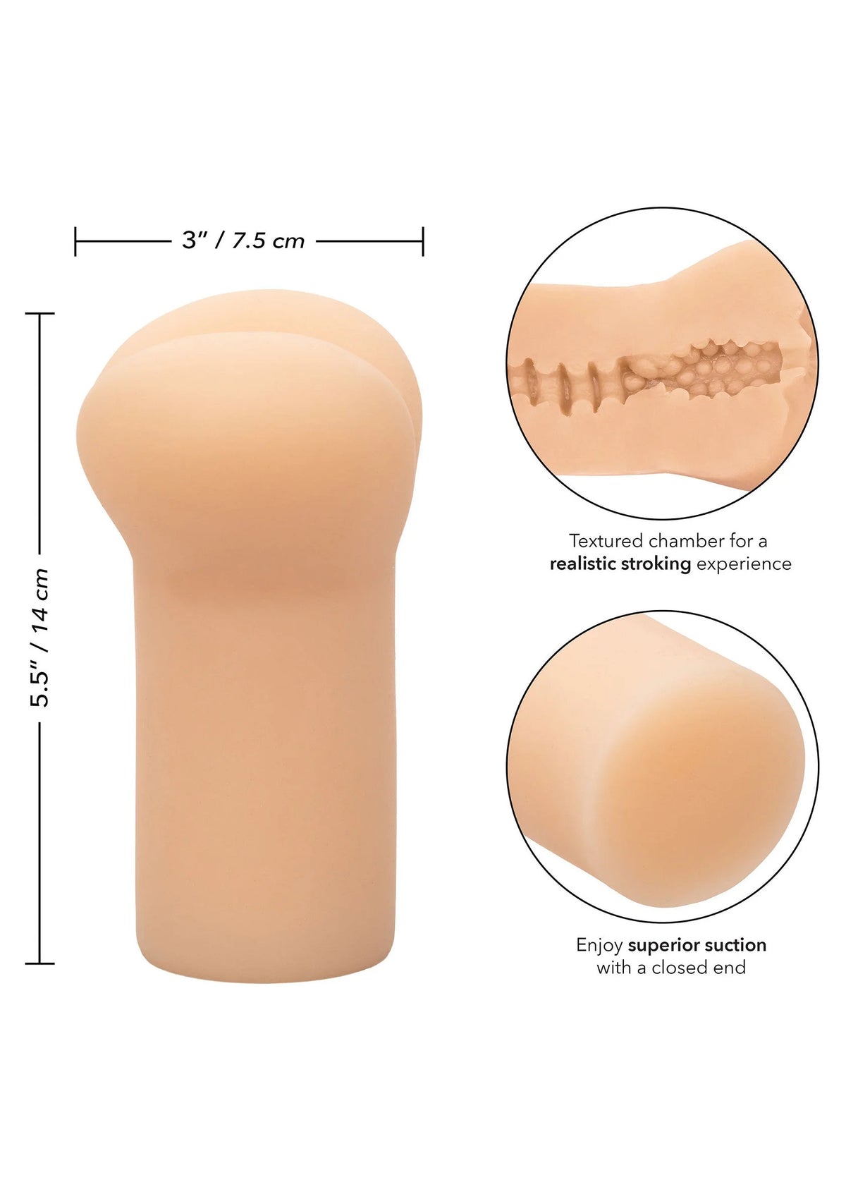 Bestel: Cheap Thrills The Glory Hole Masturbator Stroker by CalExotics - bij Happytoys: de erotische sex webshop | liever Happy dan Easy ⭐⭐⭐⭐⭐