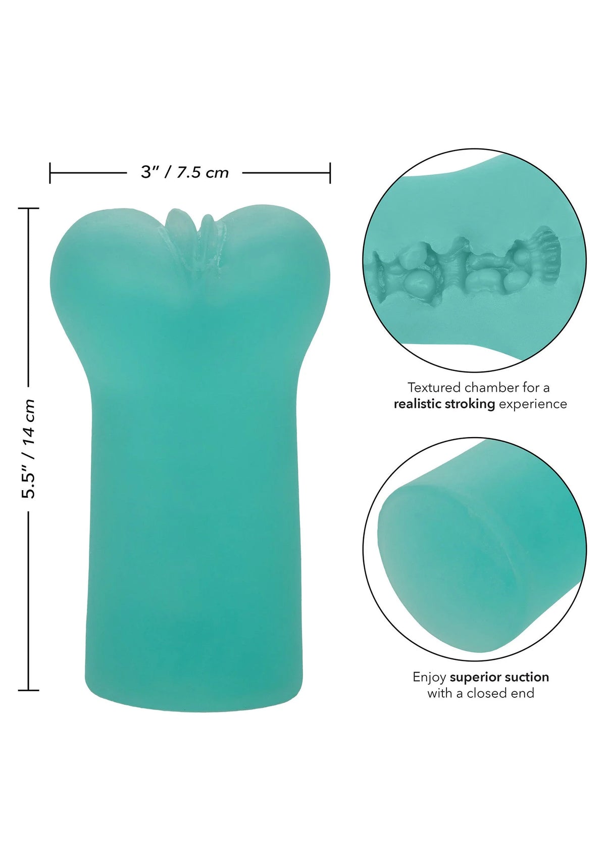 Bestel: Cheap Thrills The Mermaid Masturbator Stroker by CalExotics - bij Happytoys: de erotische sex webshop | liever Happy dan Easy ⭐⭐⭐⭐⭐