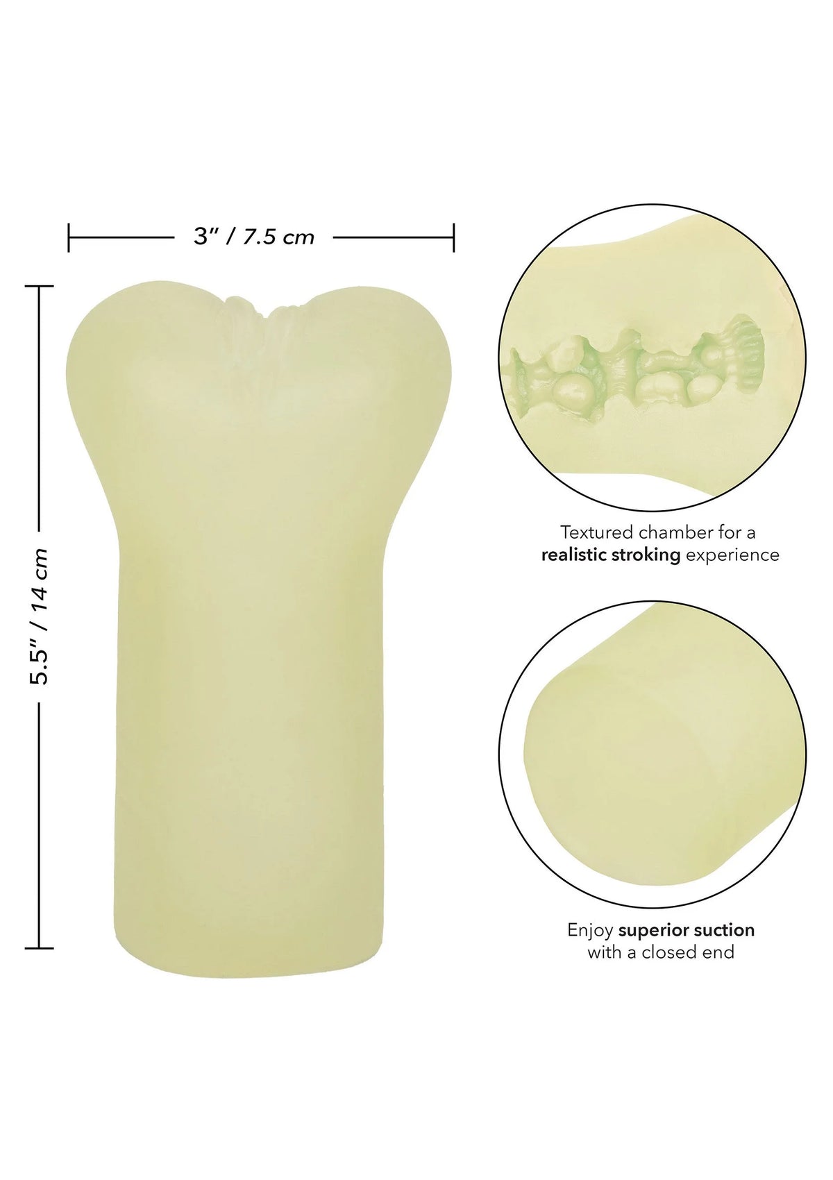 Bestel: Cheap Thrills The Phantom Girl Masturbator Stroker by CalExotics - bij Happytoys: de erotische sex webshop | liever Happy dan Easy ⭐⭐⭐⭐⭐