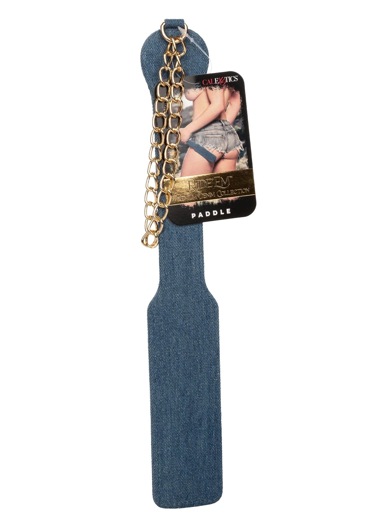 Bestel: Ride 'em Premium Denim Collection Paddle by CalExotics - bij Happytoys: de erotische sex webshop | liever Happy dan Easy ⭐⭐⭐⭐⭐