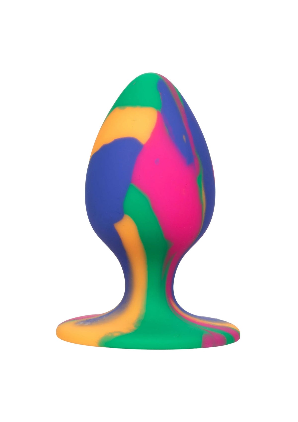Bestel: Cheeky Medium Tie - Dye Plug by CalExotics - bij Happytoys: de erotische sex webshop | liever Happy dan Easy ⭐⭐⭐⭐⭐