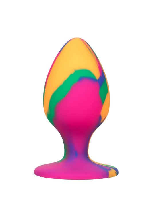 Bestel: Cheeky Large Tie - Dye Plug - bij Happytoys: de erotische sex webshop | liever Happy dan Easy ⭐⭐⭐⭐⭐ - Default Title - 14652 - MULTICOLOR