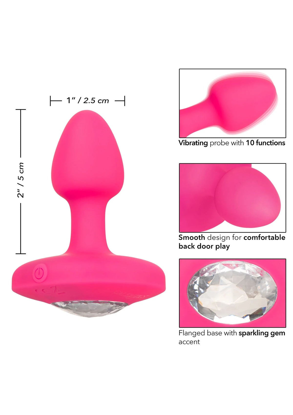 Bestel: Vibrating Probe Small by CalExotics - bij Happytoys: de erotische sex webshop | liever Happy dan Easy ⭐⭐⭐⭐⭐