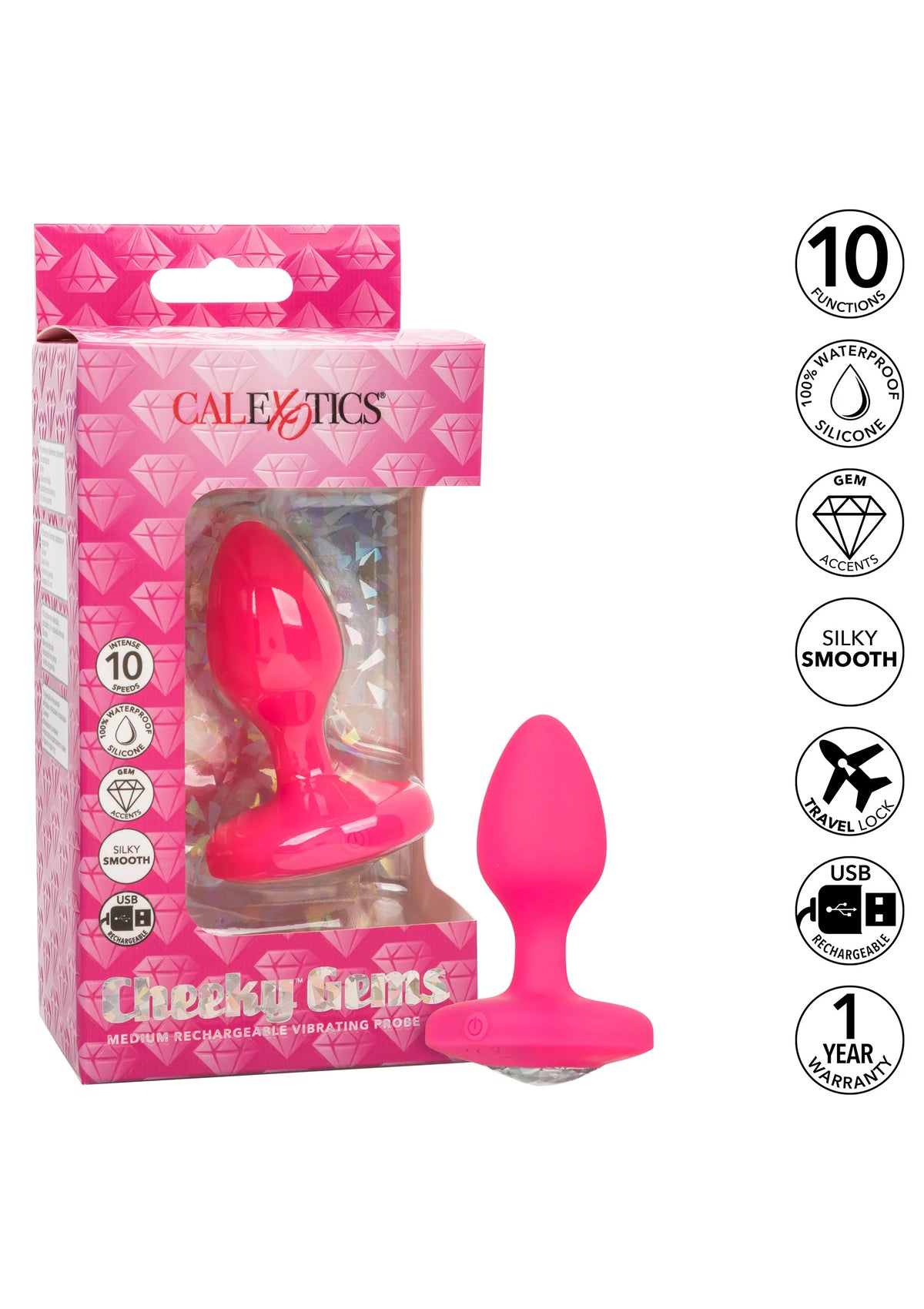 Bestel: Vibrating Probe Medium by CalExotics - bij Happytoys: de erotische sex webshop | liever Happy dan Easy ⭐⭐⭐⭐⭐